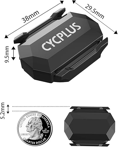 Miniatura 8 de CYCPLUS Sensor de velocidad y cadencia de ciclismo Bluetooth y ANT+ Sensor inalámbrico de cadencia de bicicleta Velocidad IP67 impermeable
