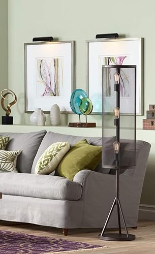 Miniatura 9 de Concepdesigns - Luz de imagen, funciona con pilas, luces de imagen inalámbricas regulables para pared, luz de arte, luz de biblioteca, funciona con