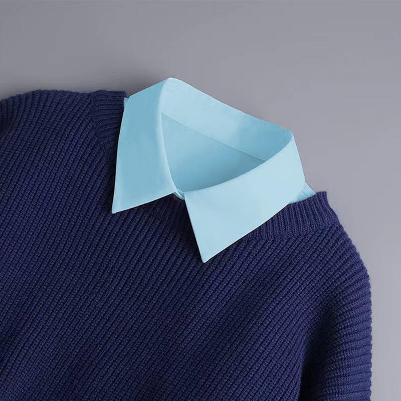 Image of TOPLOT Detachable Collar for Women || Removable Blouse Collar (5263)