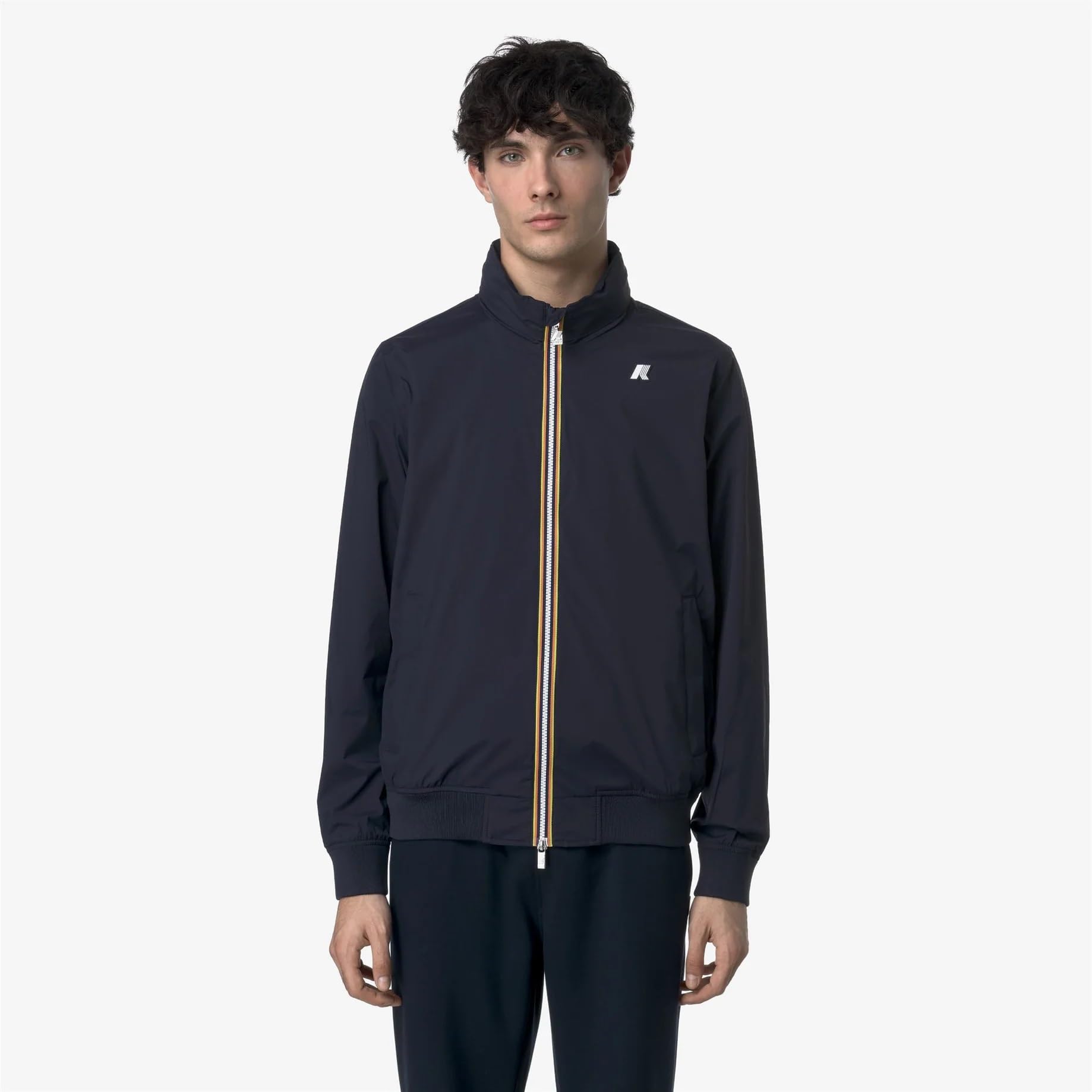 KWAY AMAURY STRETCH NYLON JERSEY BLUE DEPTH uomo K3123VW - Color: K89 XXL