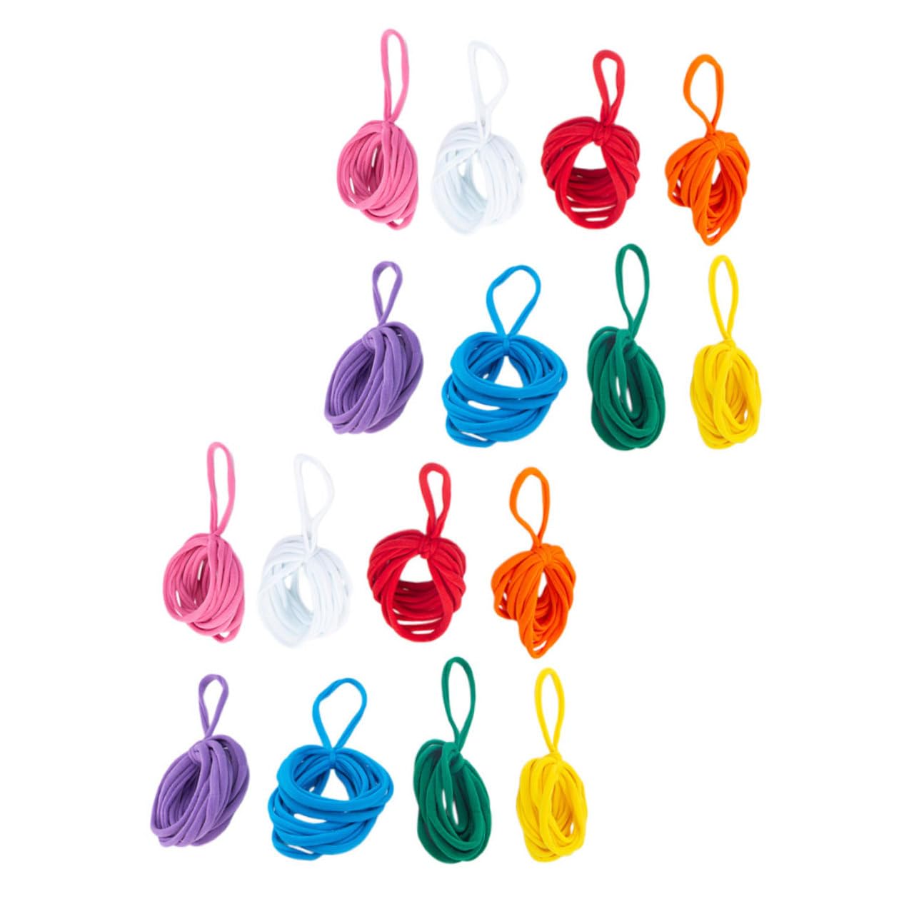 Toyvian 384pezzi Elastic Potholder Anelli Per Tessitura Colorati Per Ragazzo Ragazza Kit Di Ricarica Per Creazioni Artigianali Colori Vivaci Per Attività Creative
