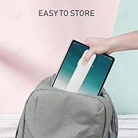 Vista 5 de Case for Apple Pencil, Storage Case Design for Apple Pen 2nd/ 1st, iPad Pencil Accessories Charging Cable Case for Stylus Pen(White+Pink)