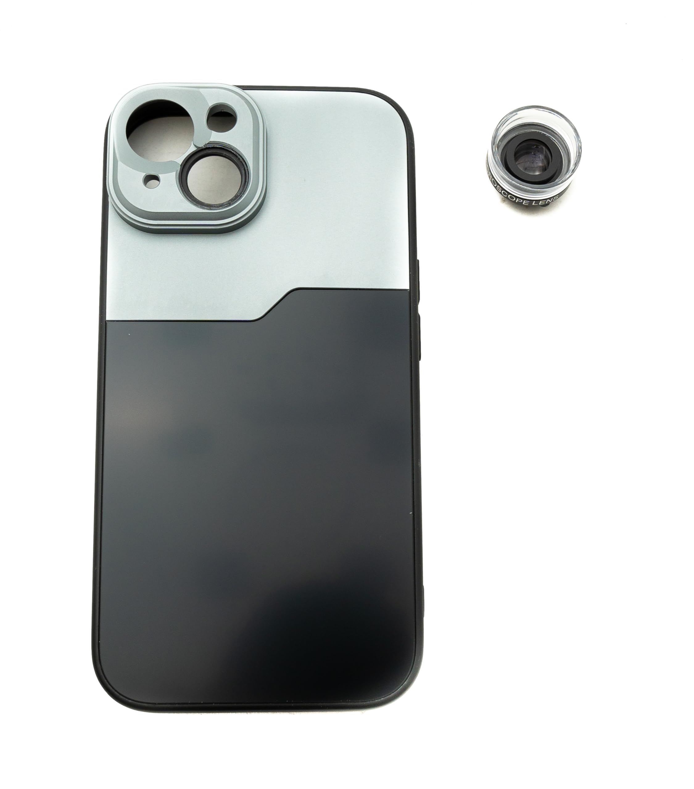SYSTEM-S Super soczewka makro 30 x 37 mm mikroskop filtr z etui do iPhone 15