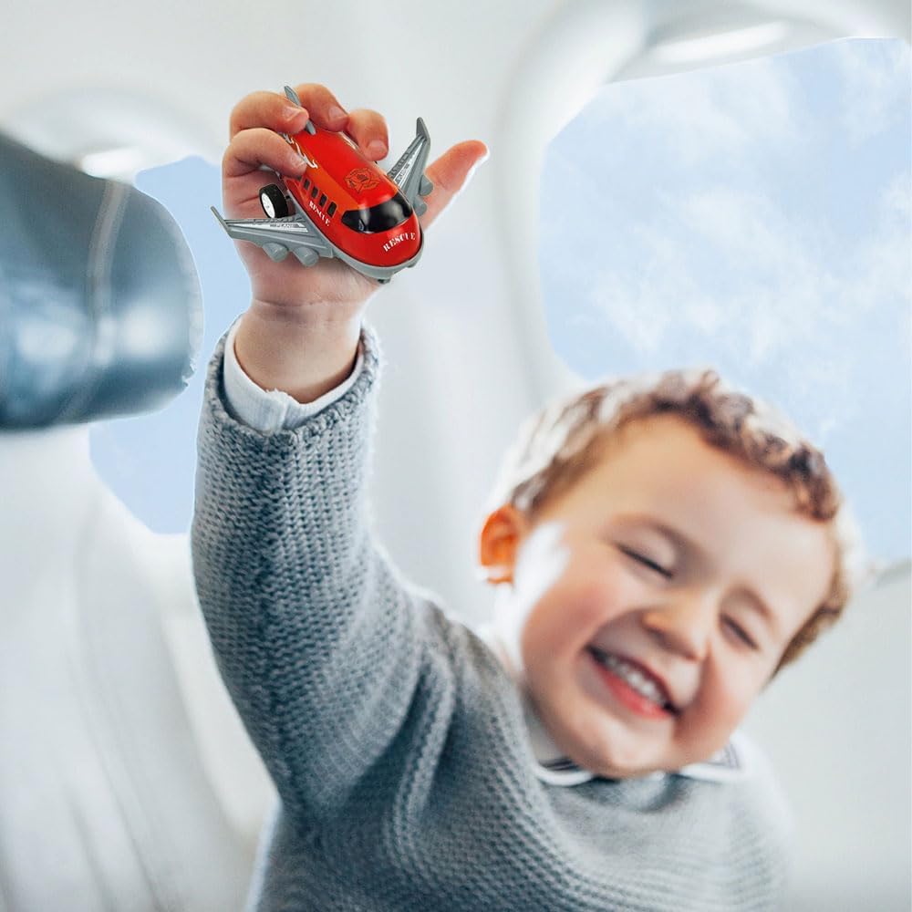 18 aviones de juguete, mini juguetes para niños de 3 a 5 años de edad, regalos de fiesta de aviones, premios de caja del tesoro, rellenos de bolsas de regalos, juguetes de avión para niños 2