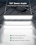 Liable LED Lumières de magasinage 2 Boîte... Ultra Lumineux 200W 28000LM Lumière de garage en aluminium, 6000K Éclairage de baie pour garage, atelier, entrepôt