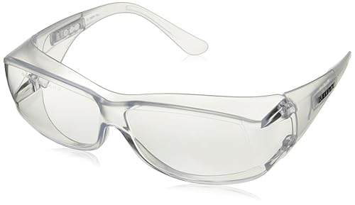Elvex. SG-57C Ovr-Specs III - Gafas de seguridad, talla única, transparente