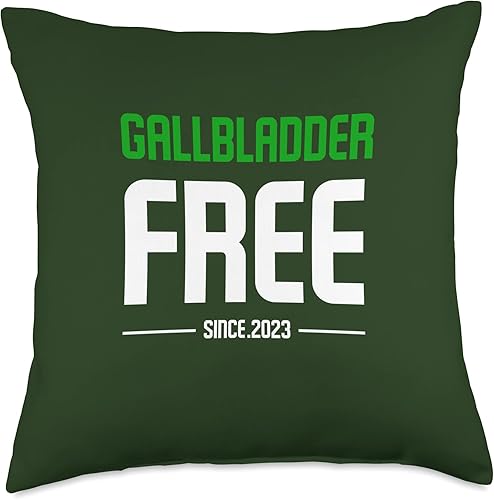 Sailor Nostalgia Gifts Free Est. 2023 Recovery - Almohada para eliminar la vesícula biliar, 18 x 18 pulgadas, multicolor