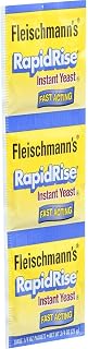 Fleischmann's RapidRise Active Dry Yeast, 0.25 oz Packets, 9-Pack | Fast-Rising Instant Yeast for Bread & Rolls