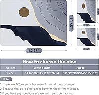 Vista 40 de Adhesivo para laptop de 12.1-15.6 pulgadas, calcomanía reutilizable universal de vinilo para laptop, protector de arte impermeable en color panal