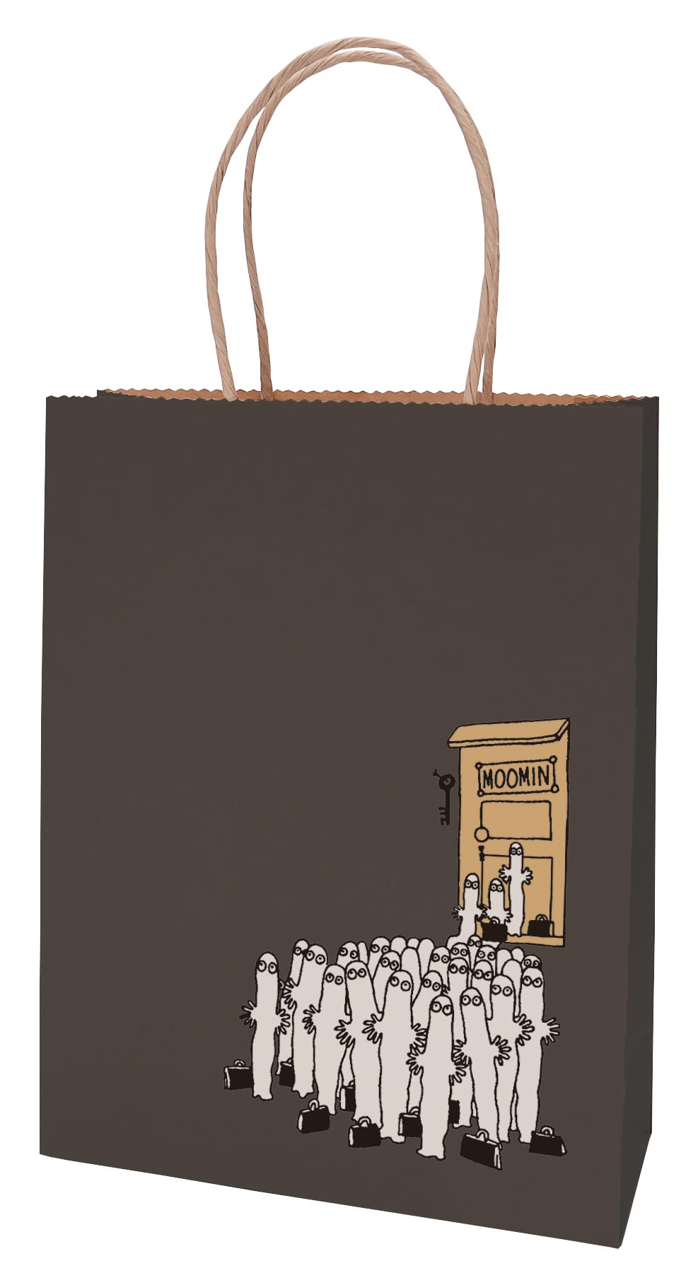 Amazon.co.jp: インディゴ(indigo) MOOMIN ニョロニョロ 手提げ 紙袋