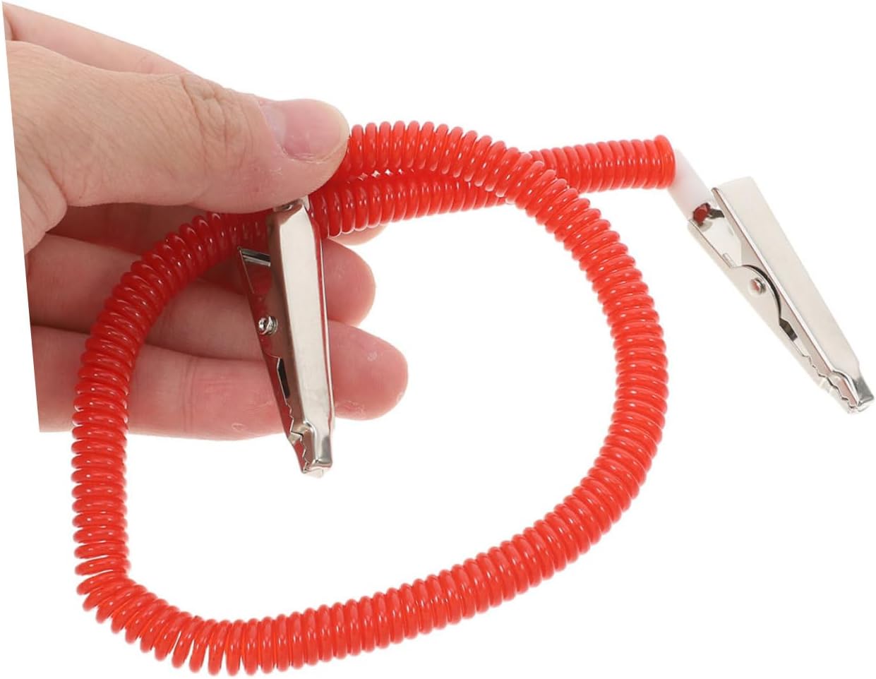 2pcs Metal Chain Napkin Clip Straps for Tooth Holders Reusable Napkin Holder Spring Clip