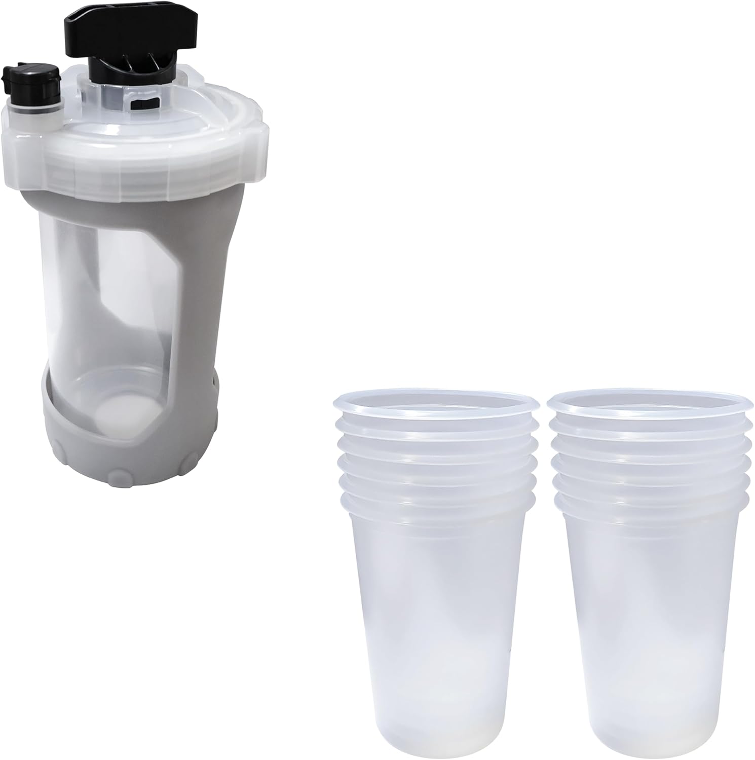 12PC 17F005 Paint Bags & 1PC 17P552 Paint Bucket Kit Fits for FLEXLINER System 42 OZ Solvent-Based 42 oz