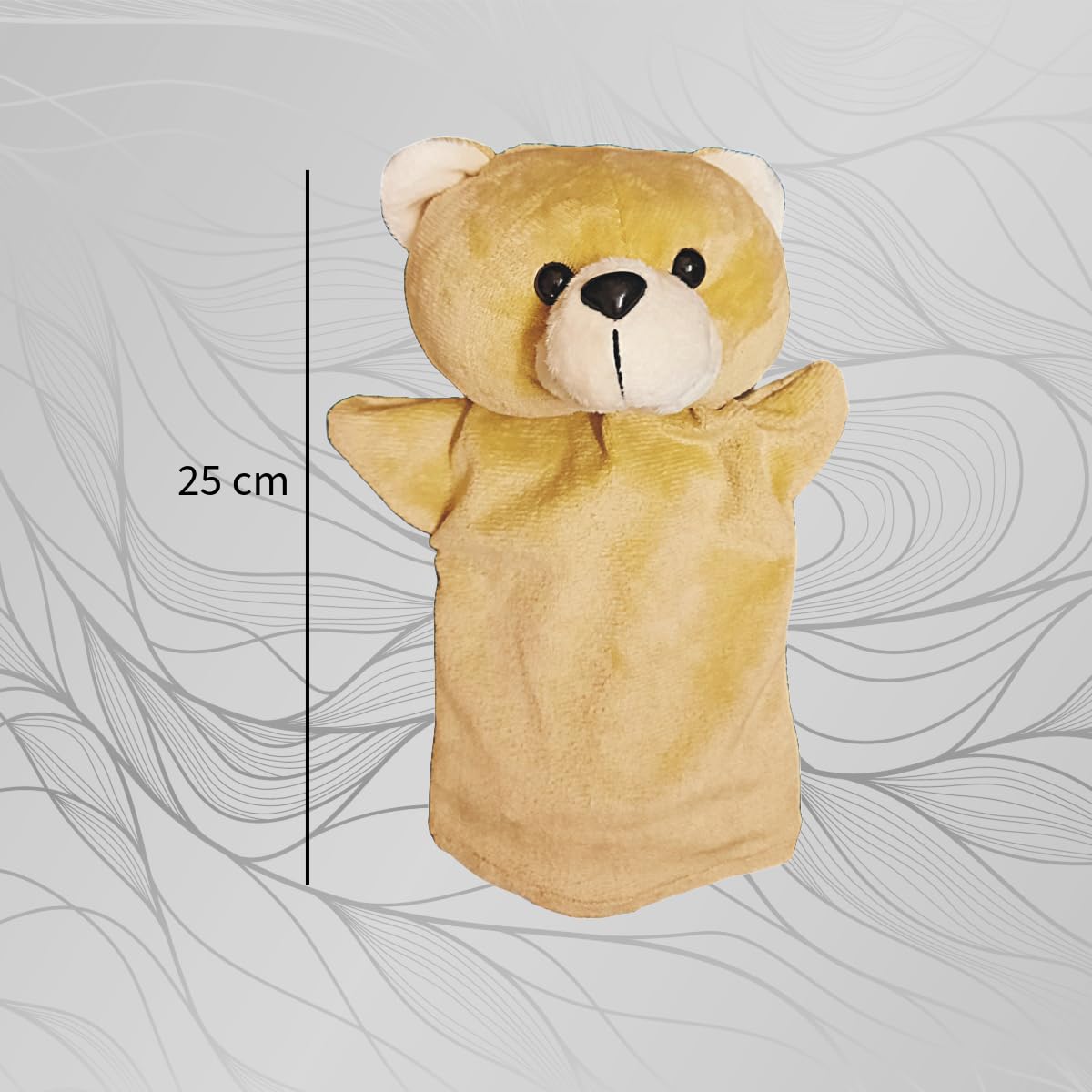 BKDT Marketing Soft Hand Puppet Toy for Kids | Story Telling | Babies Toys | Animals Hand Puppet for Boys & Girls (Teddy Bear)- Festival Gifts,Diwali Gift 4