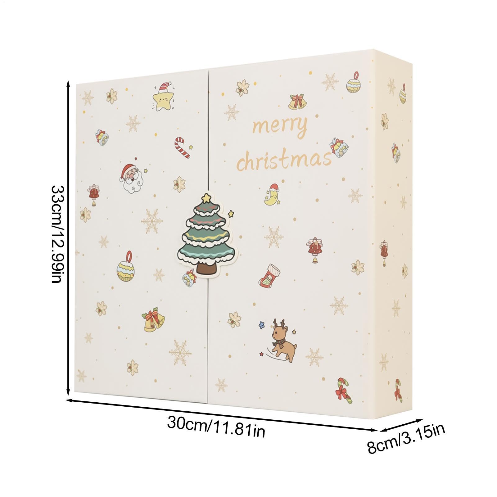 Calendrier de l'Avent de Noël vide - 24 jours - Rechargeable