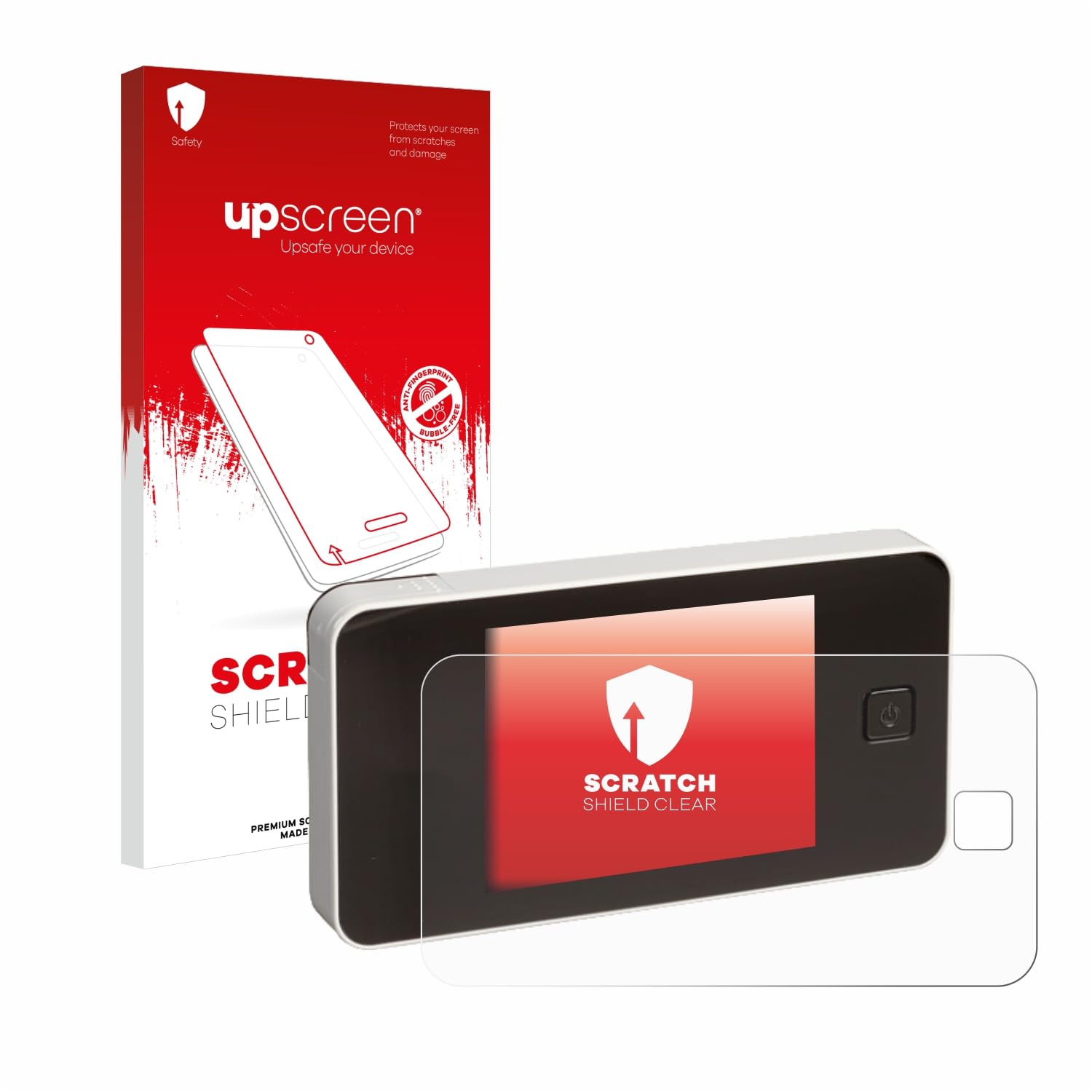 upscreen Scratch Shield Screen Protector Compatible with Burg Wächter eGuard DG 8100 - HD-Clear, Anti-Fingerprint