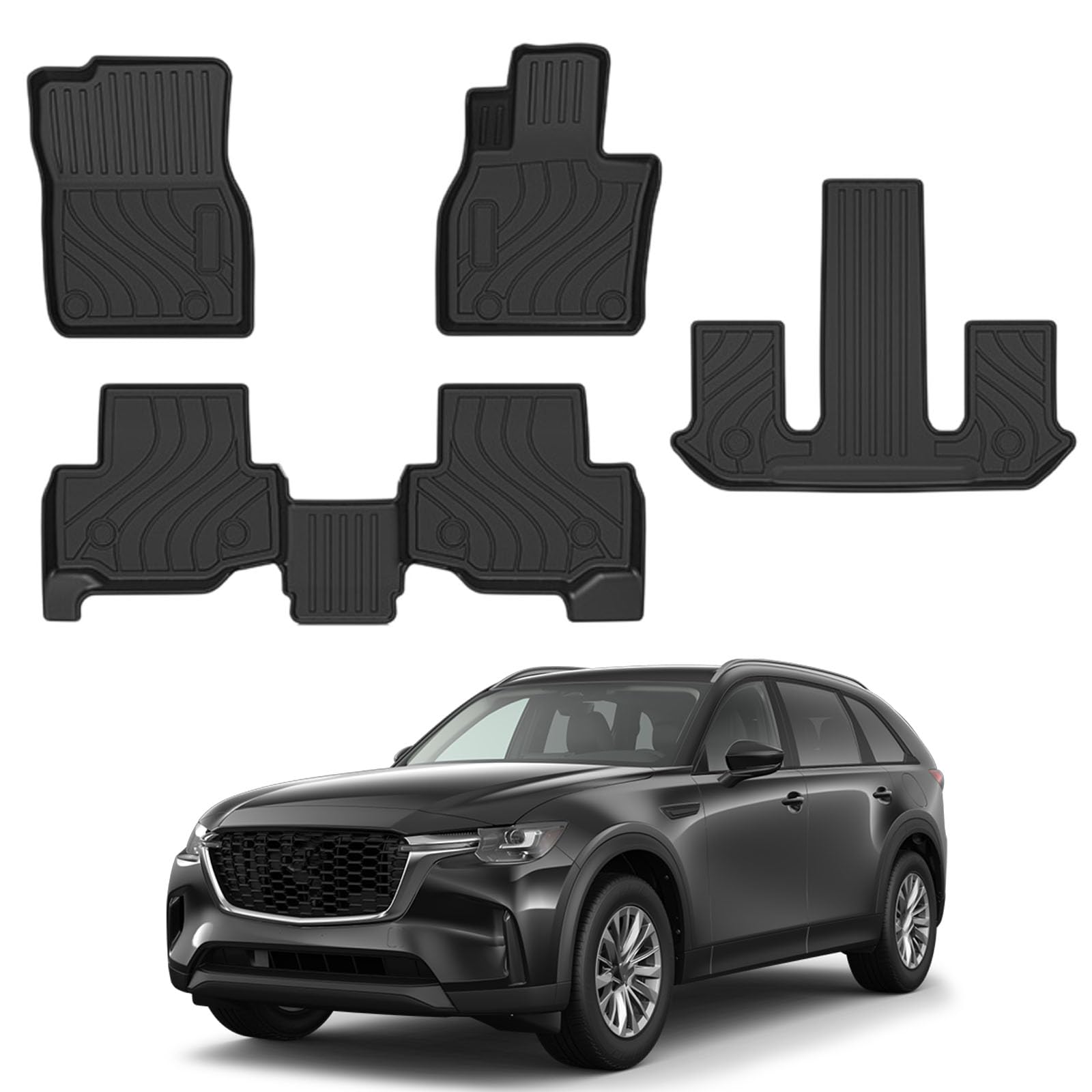 PAPEP Floor Mats for Mazda CX-90 6-seater 2023 RHD
