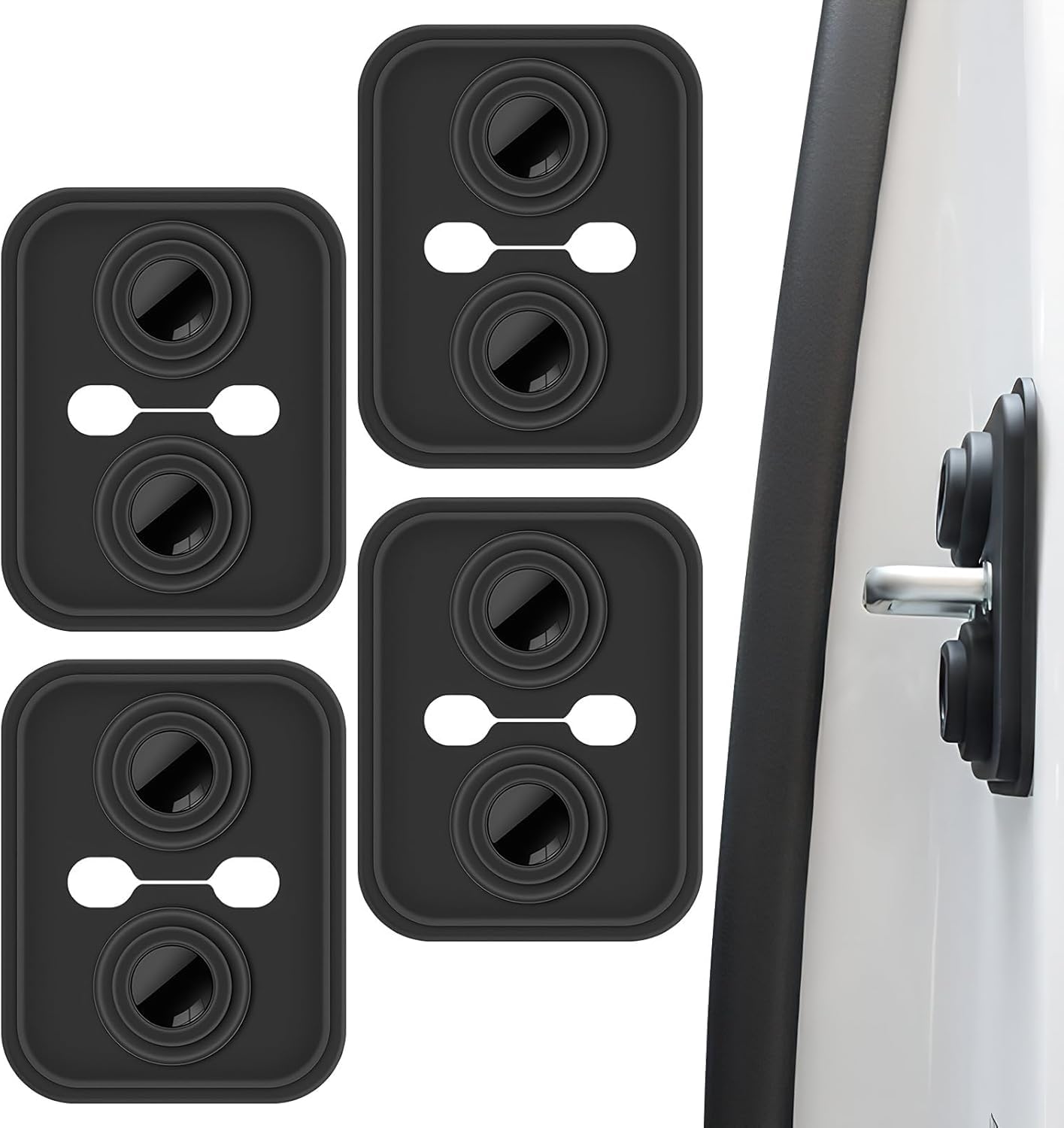 Tryagat 4 Pack Car Door Lock Covers for Mazda CX-30 Zubehör, Door Latch Protector Accessories Protective Trim Decor Stylish Auto Parts