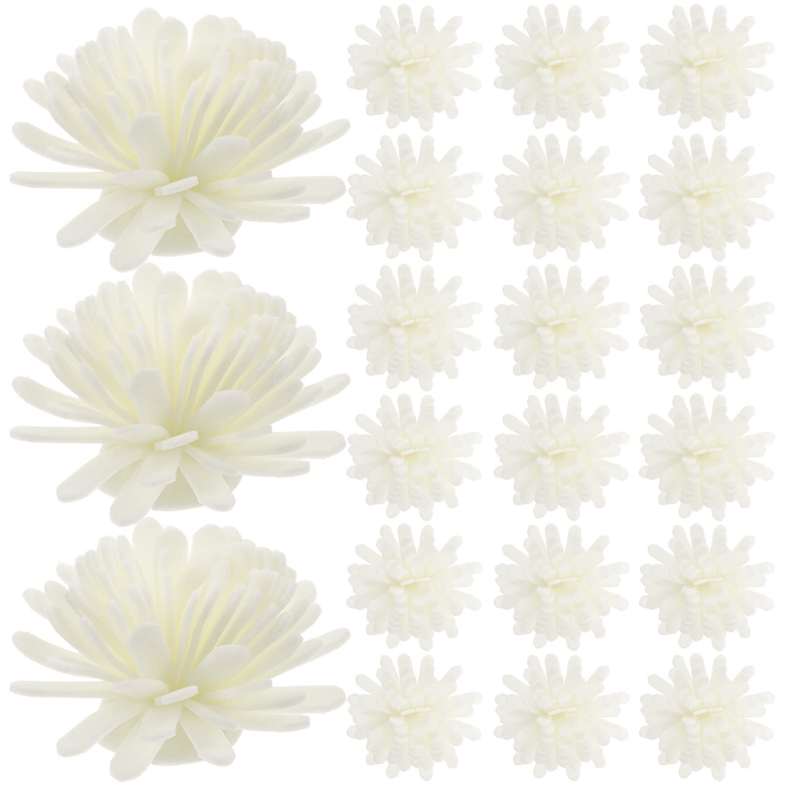 LALAFINA 100pcs Artificial Flower Diffuser Accessories for Decor Fragrance Diffuser Pe Chrysanthemum Design for and Scent Diffusion