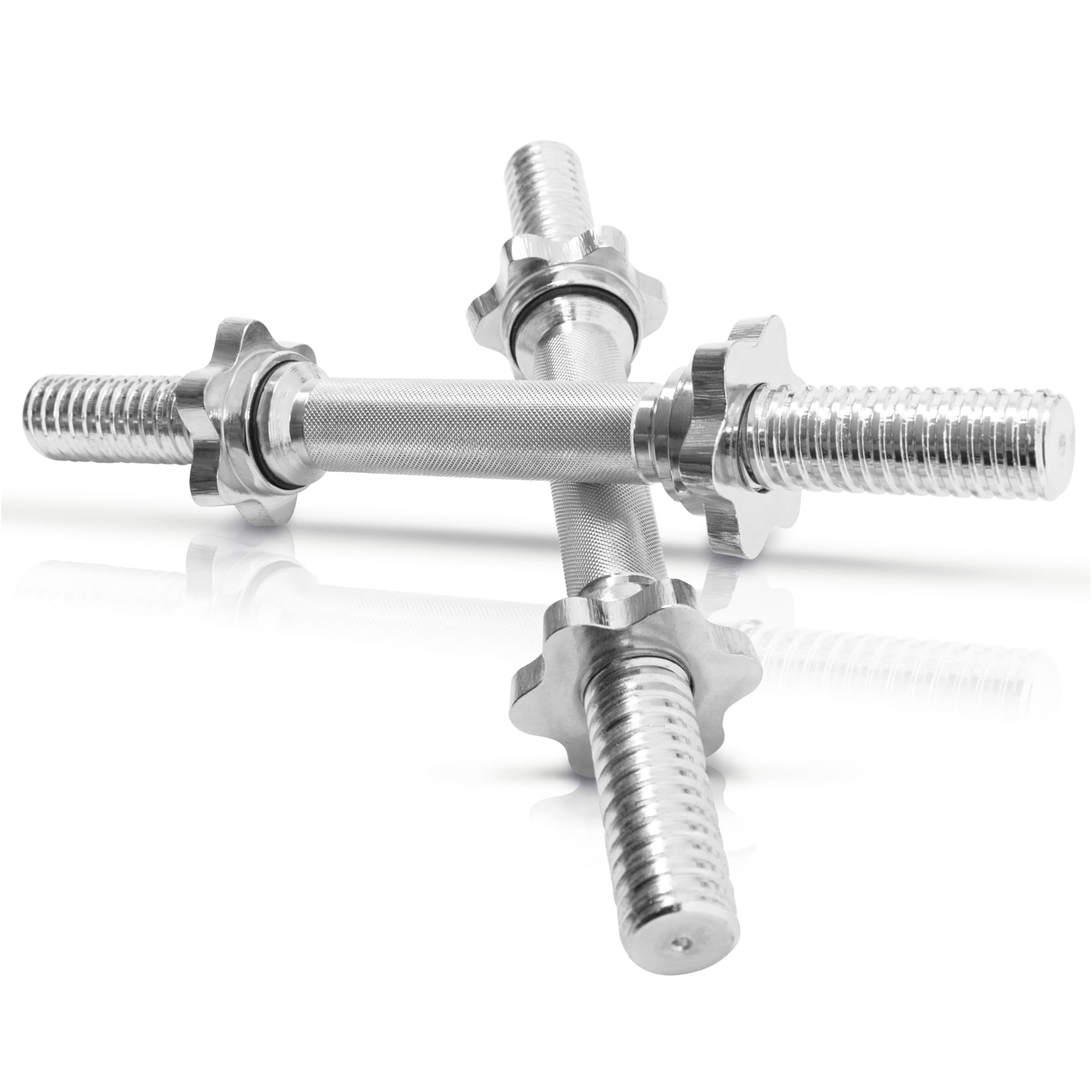 GORILLA SPORTS® Kurzhantelset 30 kg, 2er Set, 12 Hantelscheiben, Gusseisen | Mit 2 Kurzhantelstangen, 4 Sternverschlüssen und 30 mm Lochdurchmesser; rutschfest, gerändelt, Kurzhanteln, Kurzhantel Set