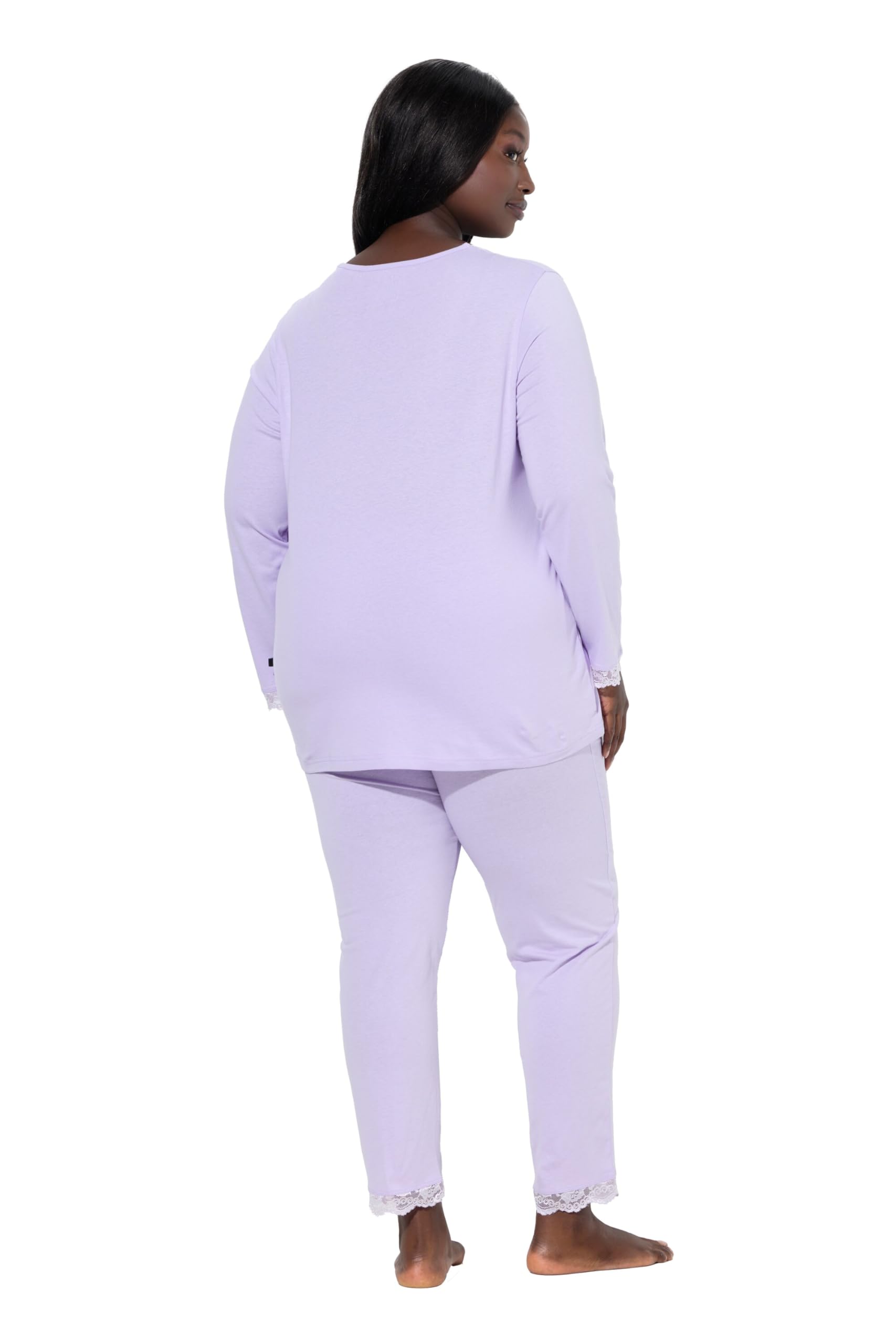 Ulla Popken Damen Pyjama