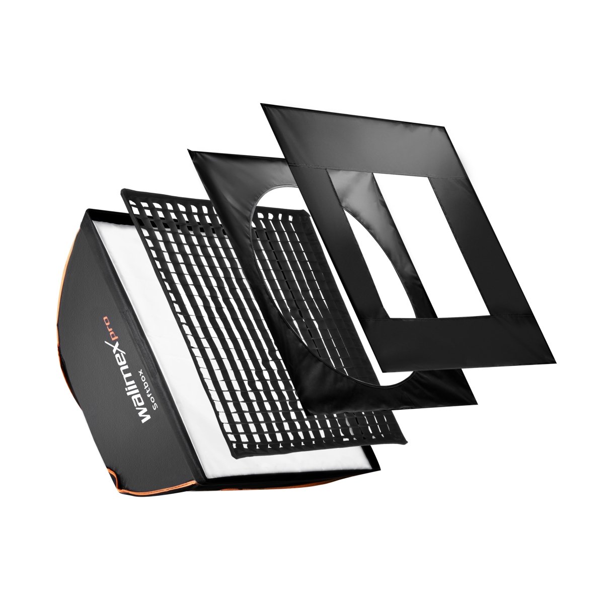 Walimex pro Softbox PLUS Arancione Linea 40x40