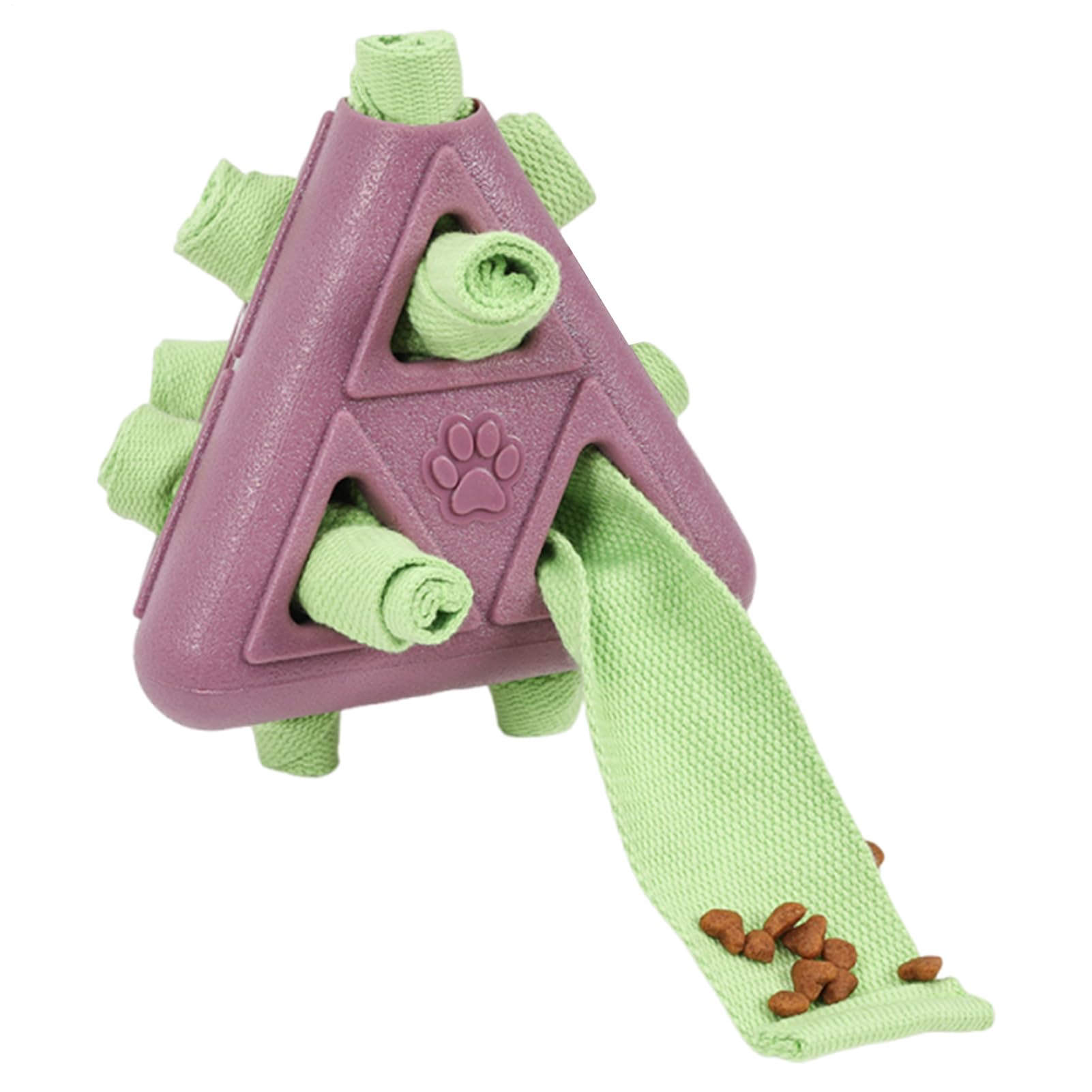 Distributeur automatique de nourriture pour chien et jouet interactif pyramidal