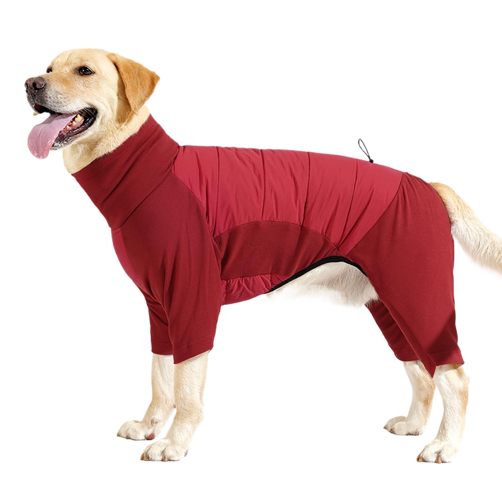 Ropa de invierno para perros abrigo cortavientos y chaqueta ajustable para cachorros grandes