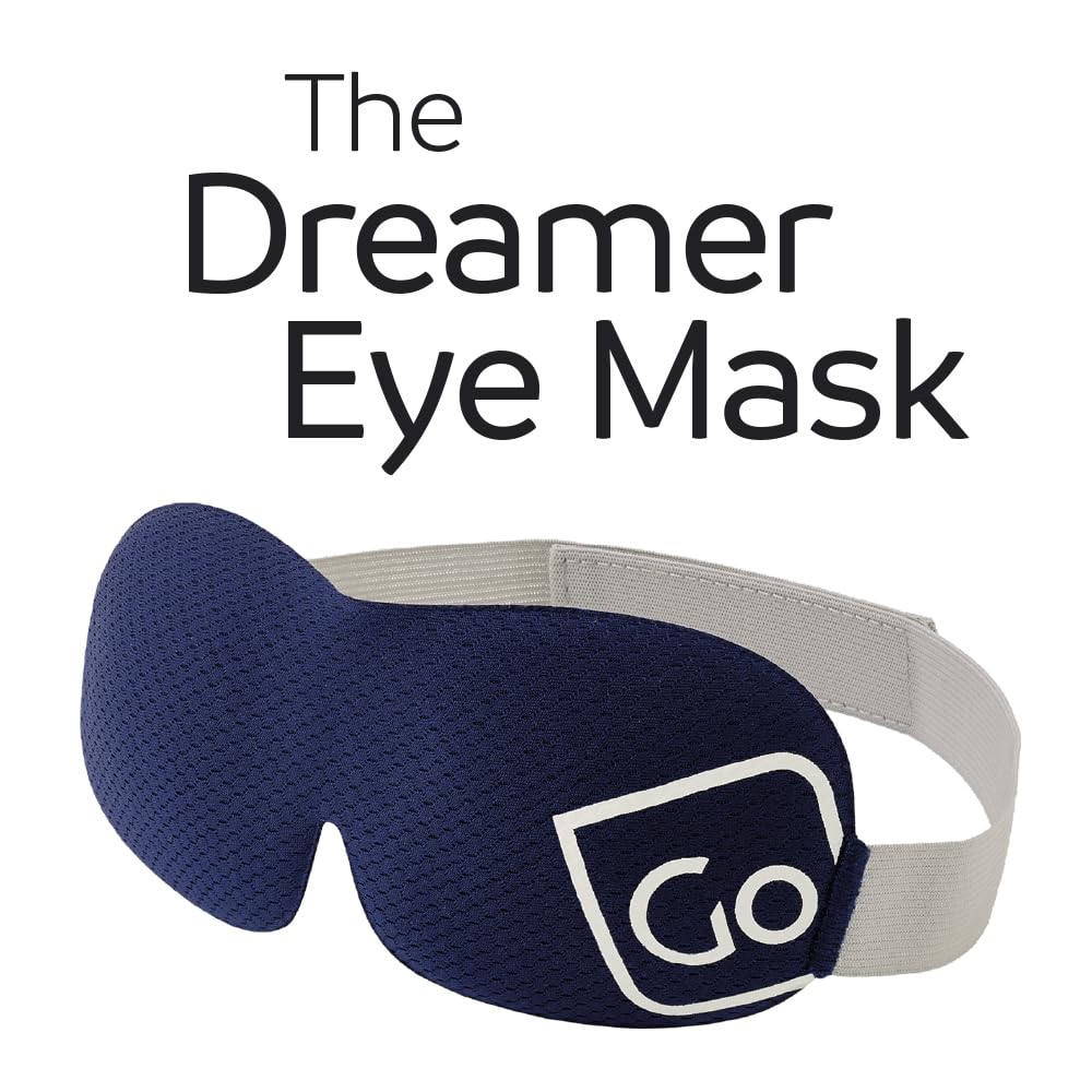 Go Travel The Dreamer Luxury - Maschera per gli occhi (blu scuro) e tappi per le orecchie (Rif 733.101)