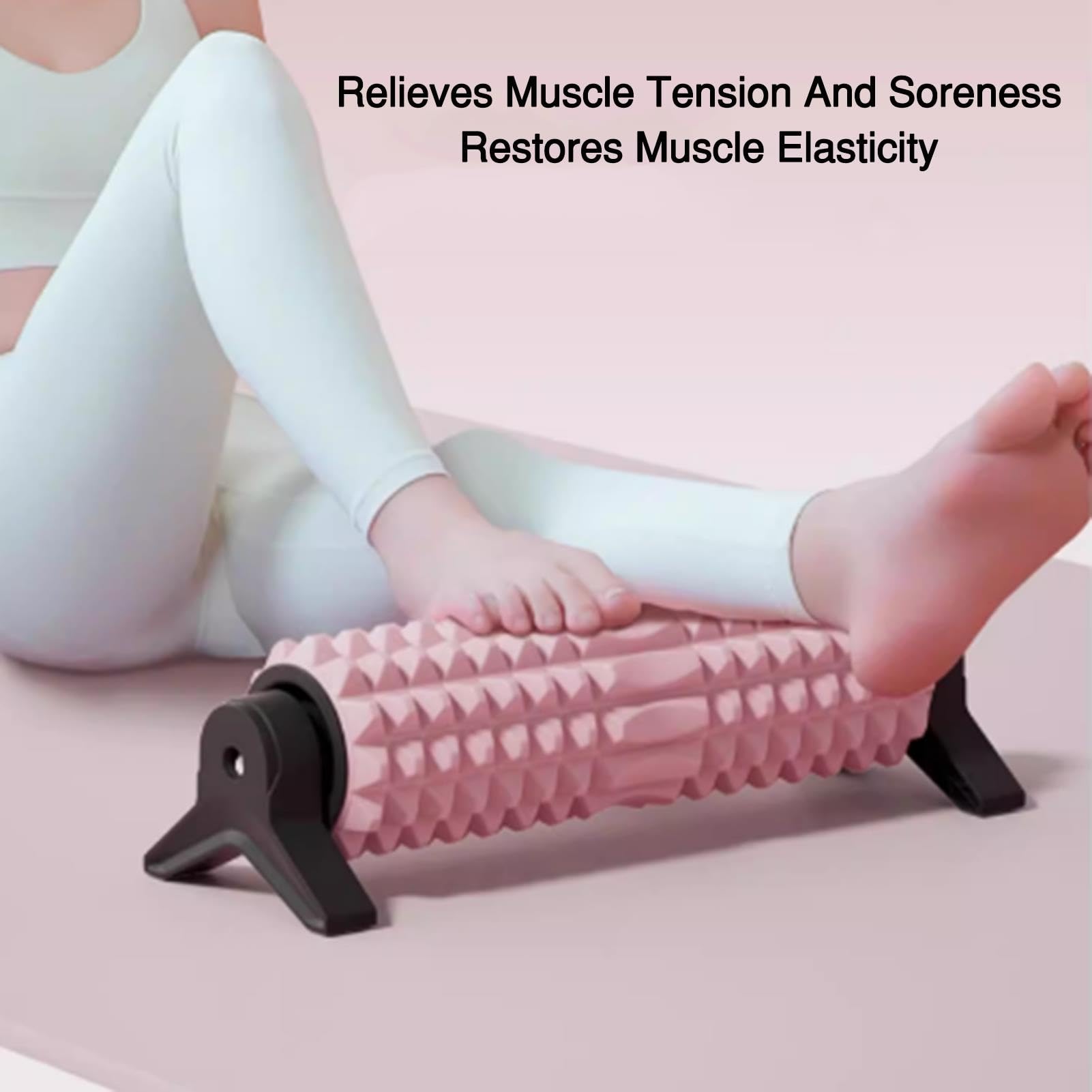 Rouleau mousse EVA haute densité, avec support, soulage tension musculaire
