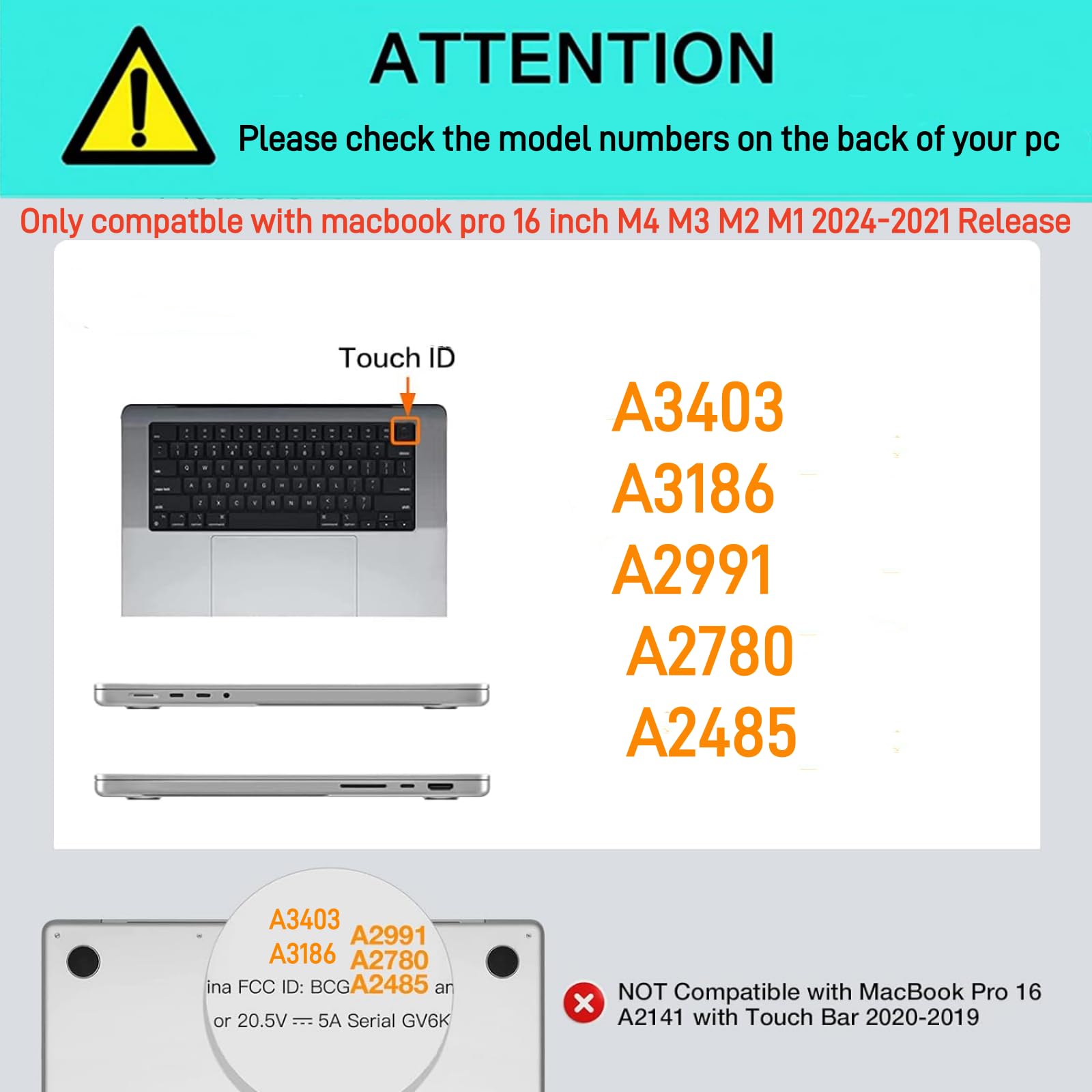 Amazon.com: BYCeKe for MacBook Pro 16 inch Case 2026-2021 M5 M4 M3