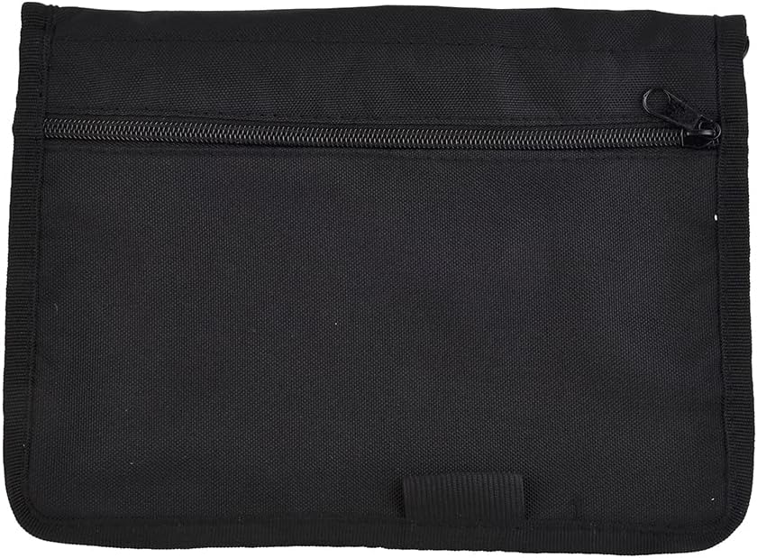 FUBESK Car Glove Box Organizer Storage Folder Durable 600D Oxford Cloth Black Universal, Vehicle Glove Box Card Organizer Wallet