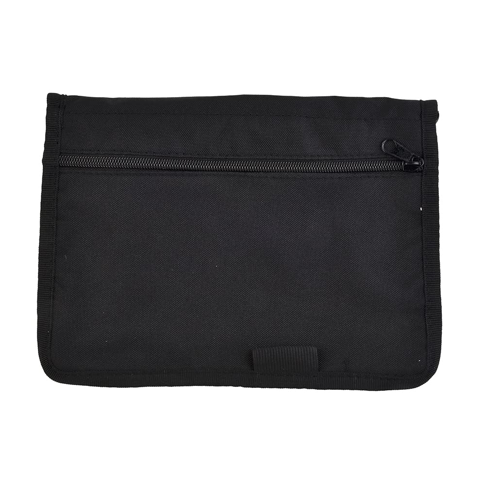 FUBESK Car Glove Box Organizer Storage Folder Durable 600D Oxford Cloth Black Universal, Vehicle Glove Box Card Organizer Wallet