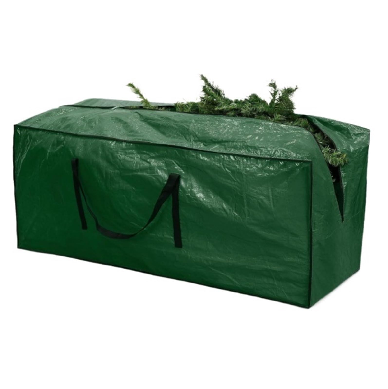 Weihnachtsbaumtasche Weihnachtsbaum-Aufbewahrungstasche, Tragbar, Mit Reißverschluss Und Griff, Grüne Aufbewahrungstasche Gartenaccessoires