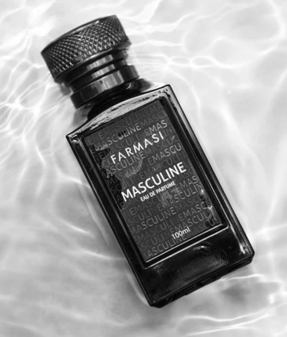 FARMASi Masculine Eau de Parfum Uomo, Fragranza Legnosa e Speziata, Note di Agrumi, Cannella, Patchouli e Cedro, Lunga Durata, 100 ml