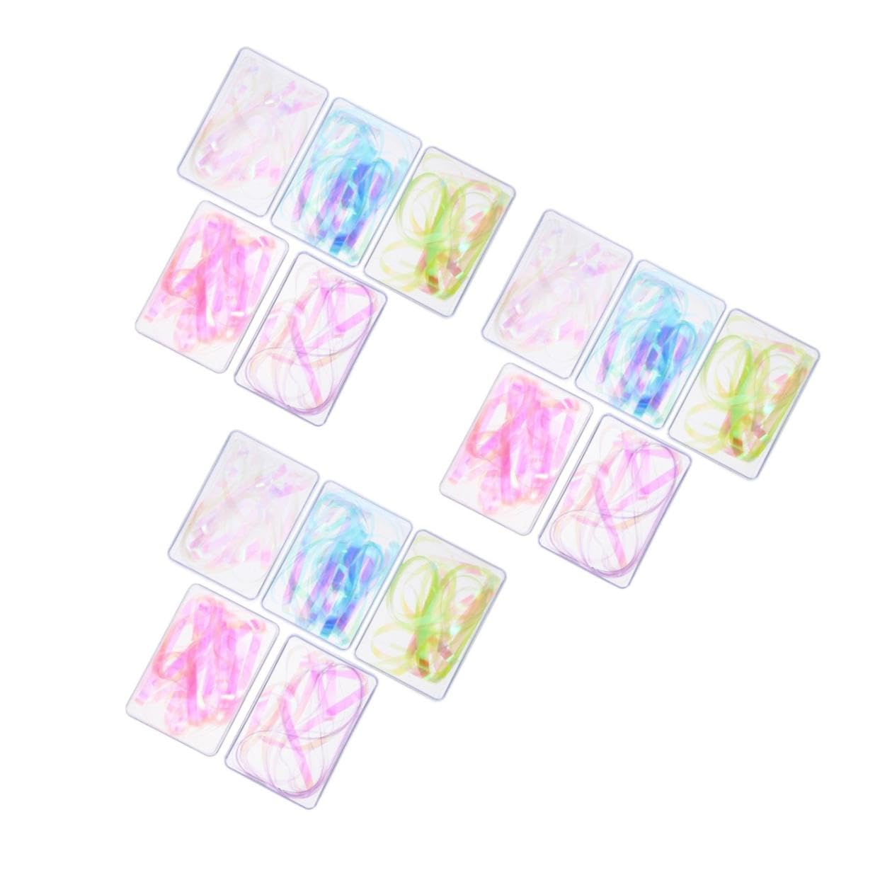 3 Set Adesivi Per Unghie Colorati Pellicole Glitter Per Nail Art Facili Applicare Per Manicure E Decorazioni Su Unghie Naturali E Artificiali 5 Scatole*3