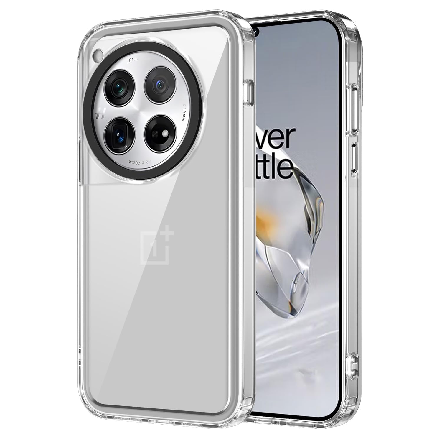 Kapa Warrior Acrylic Clear Back Cover for OnePlus 12 | Slim Shockproof [Military Grade Protection] Hybrid Bumper Case (Clear Sides) (B0CSF9H7LQ) Amazon Price History, Amazon Price Tracker