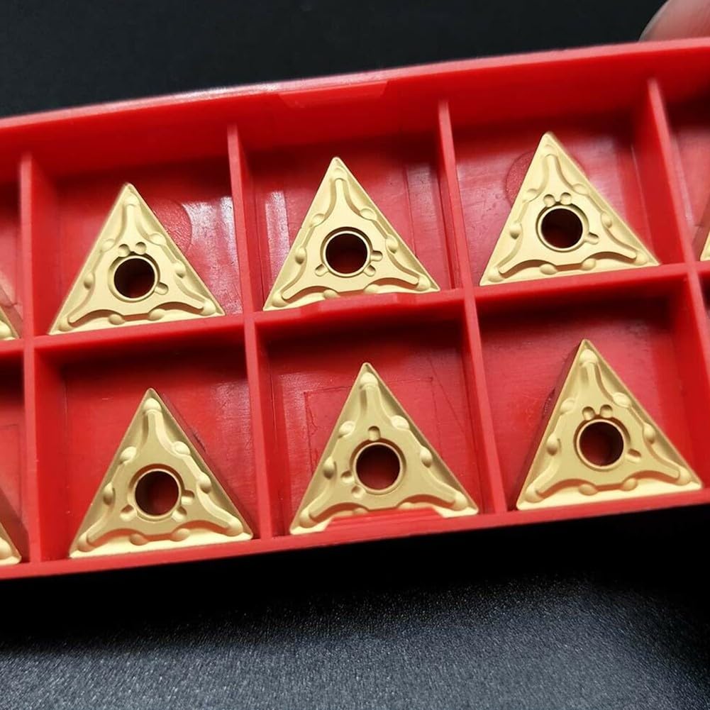 Inserti Carburo Tornitura Inserti In Carburo Per Smussatrice Pneumatica - 10 Lame Triangolari Sostituibili, Angolo C Utensili Pneumatici Precisione - Foto 8