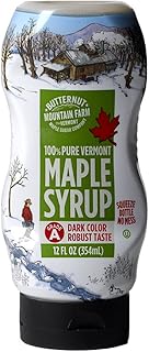 Butternut Mountain Farm Pure Maple Syrup From Vermont, Grade A (Prev. Grade B), Dark Color, Robust Taste, All Natural, Eas...