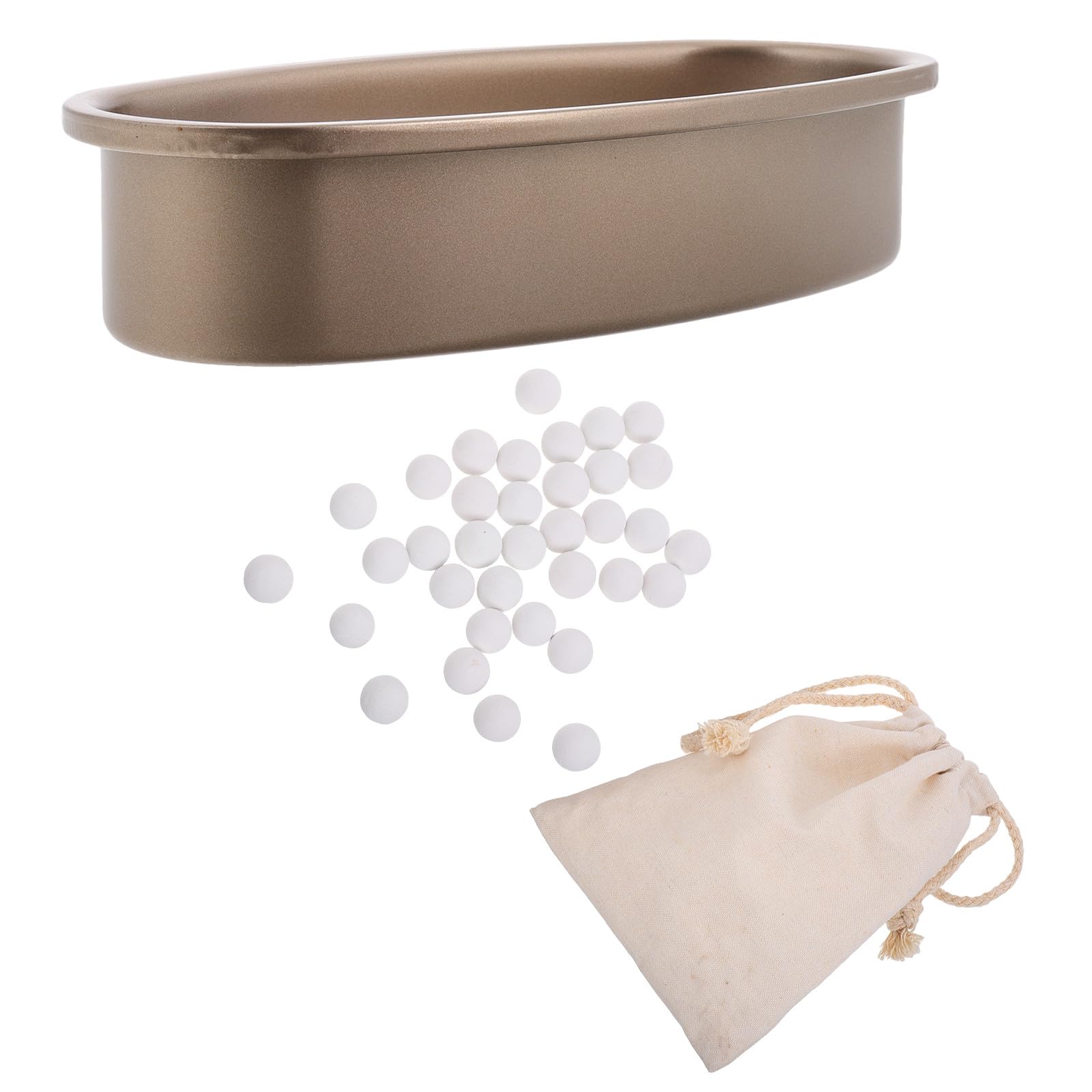 STOBAZA Piedra de Cerámica para Horno de Alta Temperatura Absorción de Humedad, Adecuado para Hornear Pasteles y Panes en Casa, Color Beige, Peso 500g