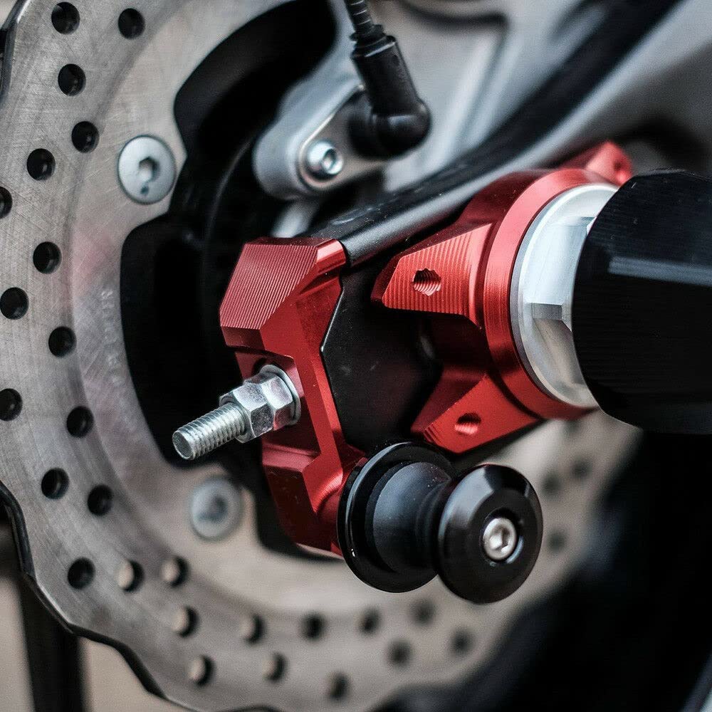 Protezione Forcella In POM+Alluminio Per Yamaha MT07 FZ07 (2014-2025) – Cuscinetti Anticaduta Per Assale Anteriore E Posteriore, Colore Blu