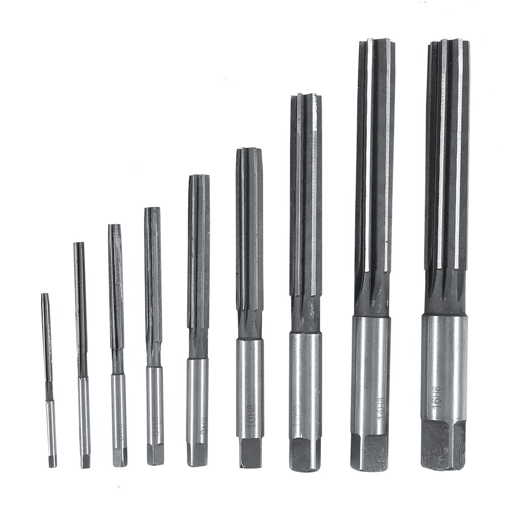 Alésoir à Mandrin Acier Rapide H8 - Tige Droite 12 Mm, Pour Carottage, Fraisage, Tours Et Perceuses - 13