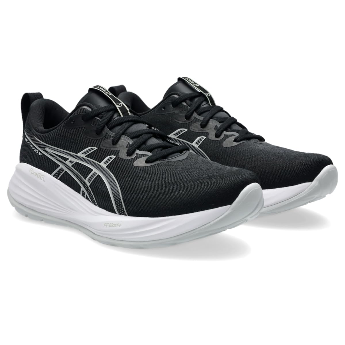 ASICS Men's Gel-Cumulus 27 Running Shoes, Glacier Grey/Mid Grey