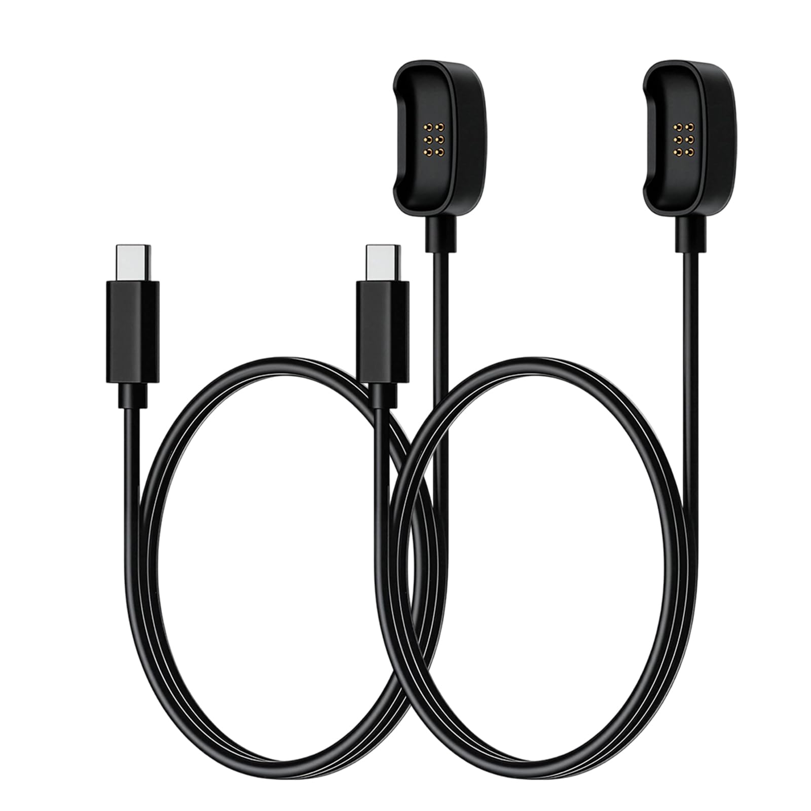 Paquete de 2 cables de carga magnéticos para transmisor DJI Mic Mini 2 / DJI Mic 3, cable cargador magnético de micrófono inalámbrico, fuerte cable USB magnético para carga rápida y