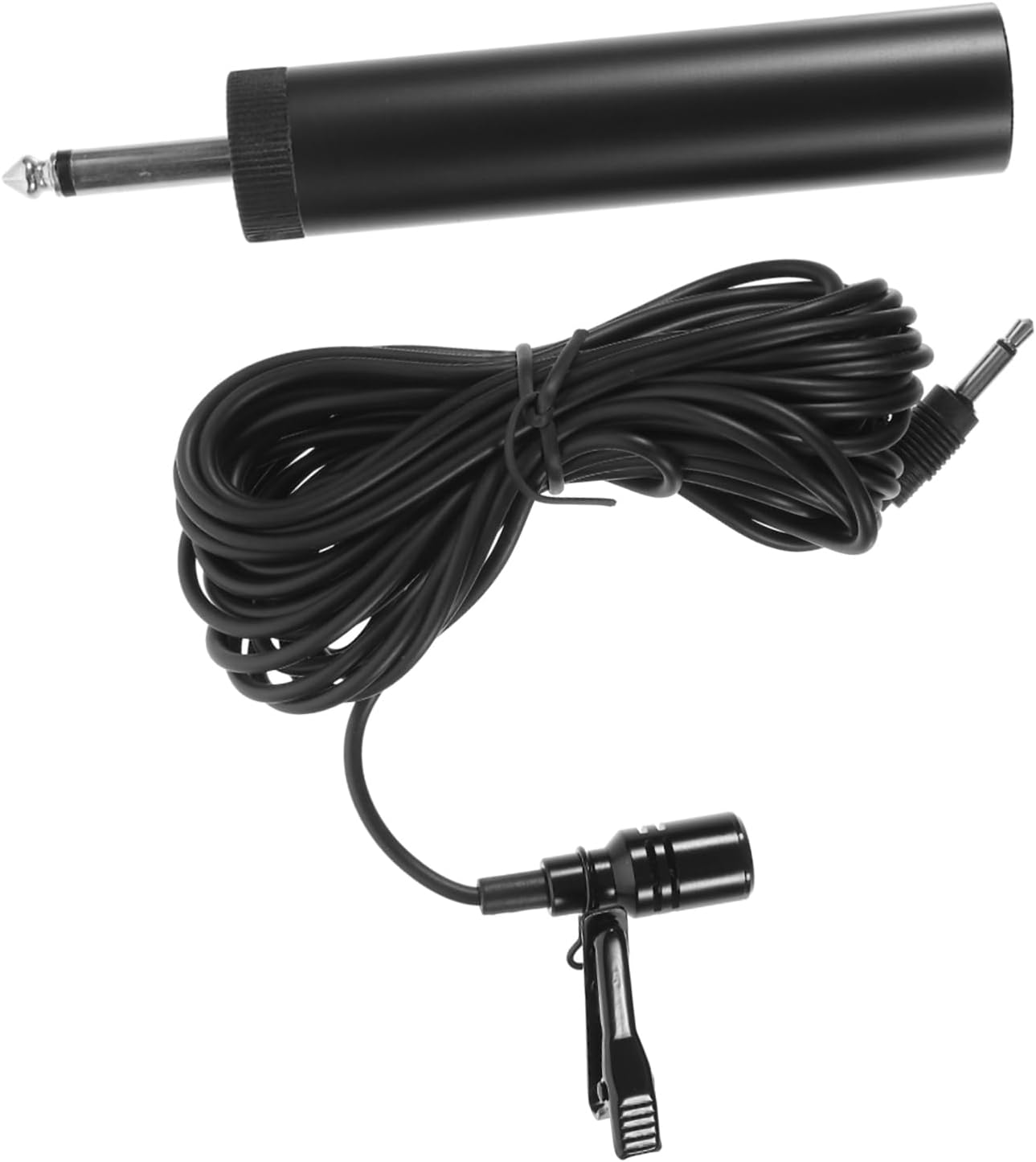Toyvian 1set Wire Mic Lavalier Professional Condenser Microphone XLR Erhu Saxophone Instrument Mic Noise Pickup