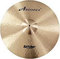 Vista 4 de Juego de platillos de aleación de bronce Arborea B20 Serie Butcher 5 piezas 14" Hihats 16" Crash 18" Crash 20" Ride, hecho a mano para bateristas