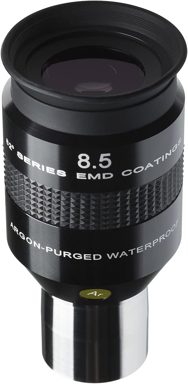 Explore Scientific 82 Degree Waterproof Telescope Eyepiece 8.5 mm Focal Length with Long Eye Relief