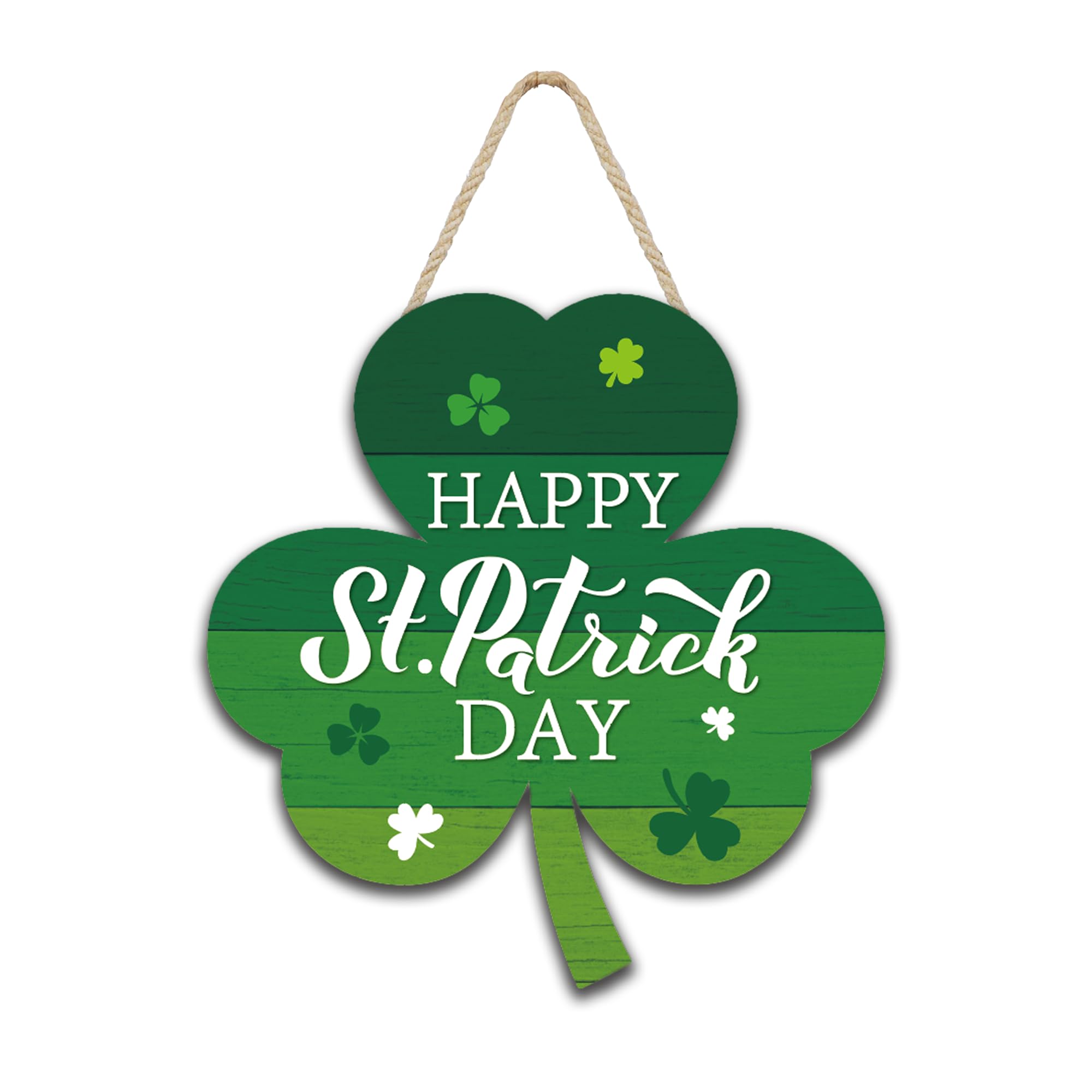 Shamrock Decorations Happy St Patrick Day Shamrock Sign St Patrick Day Decorations for the Home Irish Party Accessory