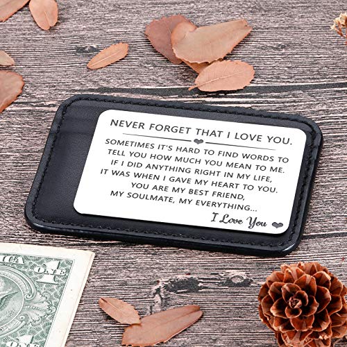 image for Fleure Esme Husband Christmas Stocking Wallet Card, Sturdy and Lightwe