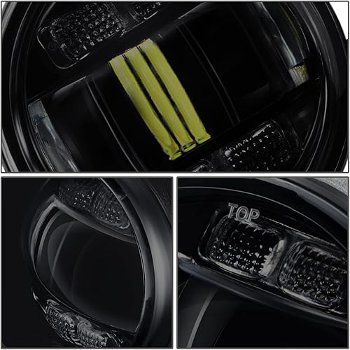 Miniatura 2 de DNA MOTORING FL-ZTL-368-SM - Par de faros antiniebla LED con diseño de ojos de insectos, compatibles con 10-13 4Runner  12-20 Tacoma  07-14 Camry