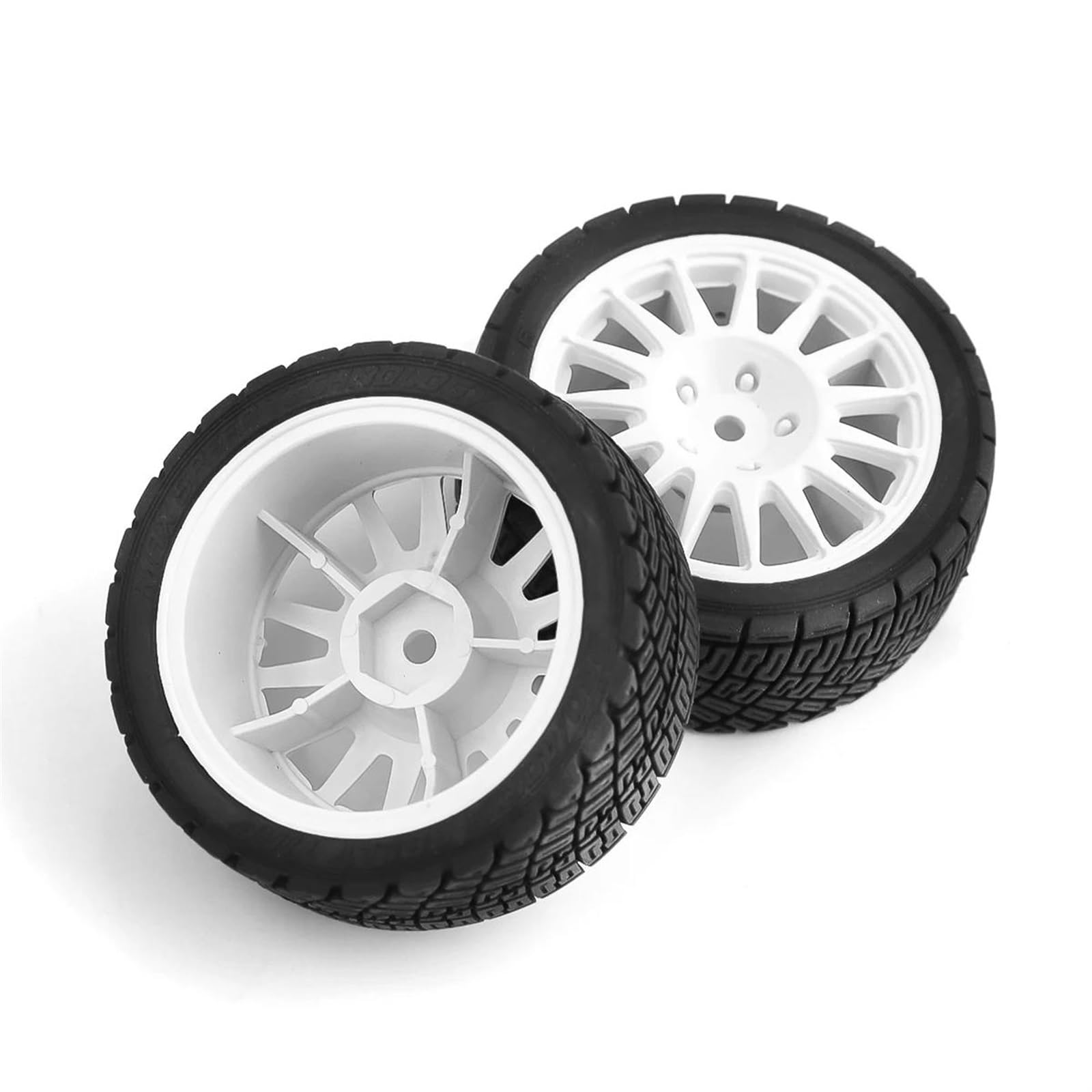 Compatible con Tamiya para TT01 TT02 XV01 TA06 PTG-2 WR8 Piezas De Coche 4 Unids/Set 1/10 para Neumáticos Carreras En Rueda Carretera